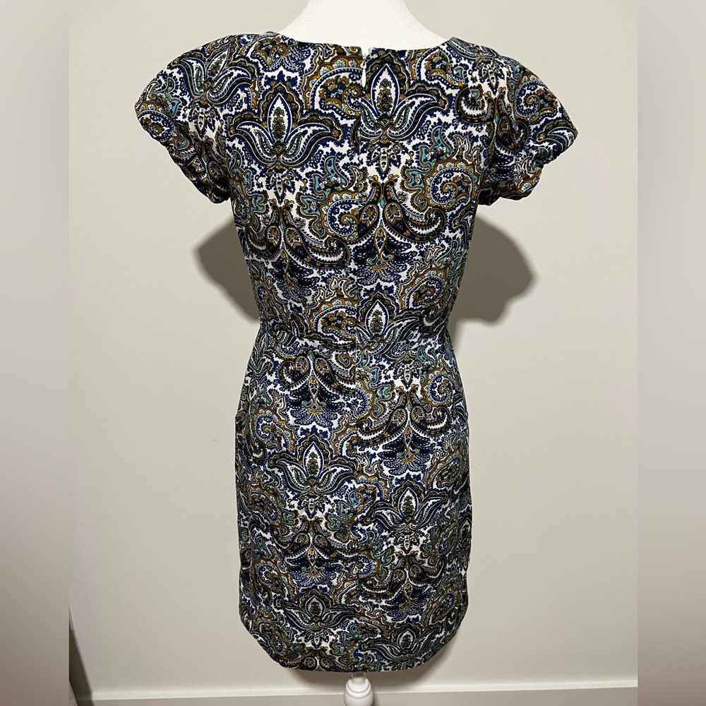 J. Crew Women’s Paisley Dress Size 2 - Picture 2 of 10